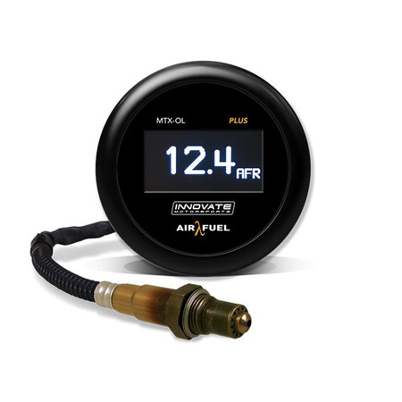Zestaw wskaźnika AFR z czujnikiem Bosch LSU 4.9 i przewodem 8 ft Innovate Motorsports MTX-OL PLUS Wideband OLED
