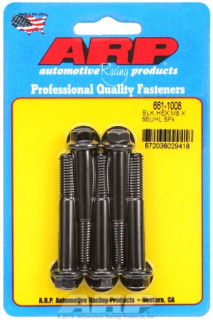Śruby ARP M8 x 1.25 x 55 hex black oxide bolts (5pcs)