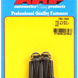 Śruby ARP "1/4""-28 x 1.000 hex black oxide bolts" (5pcs)