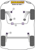 Front Wishbone Front Bush Powerflex Polyurethane Bush Road Series Mazda Mazda 2 DE (2007-) PFF19-1501