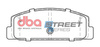 DBA Brake Pads Utcai sorozat hátsó fékbetétek Kerámia - DB1760SS DAIHATSU Charade MAZDA 323 6 GG GH GY 626 Estate Capella Familia Premacy 7 Seater RX7 FC FD1 FD3