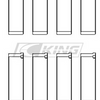 King hengerkapocs csapgyűrűhéj SUBARU EJ20/EJ22/EJ25 - CR4125XPG0.25