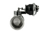 Internal wastegate actuator Pneumatic Straight Gate 6psi External Wastegate (Black)