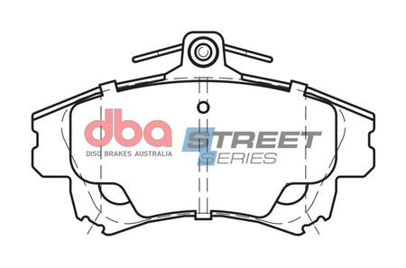 Brake Pads Street Series Ceramic front - DB1381SS MITSUBISHI Carisma Colt PROTON Malaysia and Philippines Waja SMART Forfour W454 Brabus VOLVO S40 T4 V40 Mk1