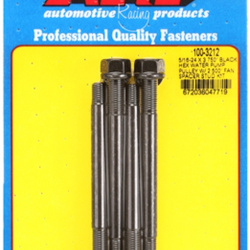 ARP 5/16-24x3.750 black hex WP pulley w/2.500" fan spcr stud