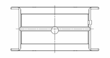 ACL Main Bearing Shell Chevy 366/396/402/427/454ci V8 .100'