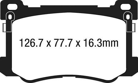DP33048C - Zestaw klocków hamulcowych seria REDSTUFF EBC Brakes