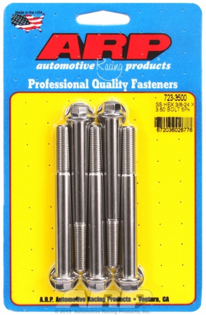 ARP "3/8""-24 x 3.500 hex SS bolts" (5pcs)