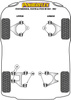 Rear Upper Wishbone Outer Bush Powerflex Polyurethane Bush Road Series Ferrari Testarossa, 512TR and 512M (1986 - 1994) PF17-200