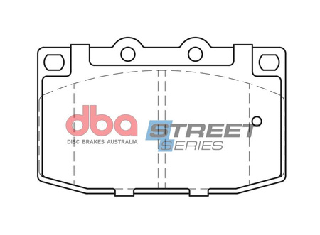 DBA Brake Pads Utcai sorozat első fékbetétek Kerámia - DB416SS MAZDA RX7 FC FD1 FD3