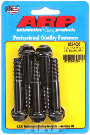 Śruby ARP  M10 x 1.50 x 60  hex black oxide bolts (5pcs)