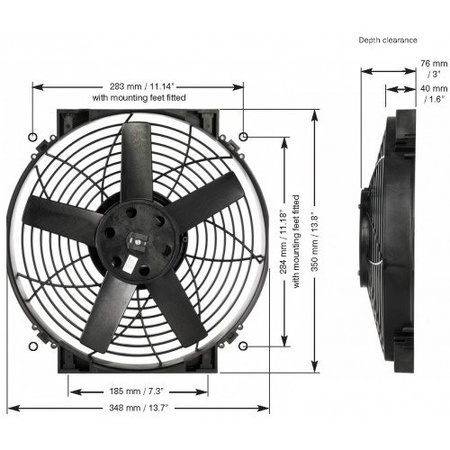 Davies Craig 14 "Slimline Thermatic®-Lüfter