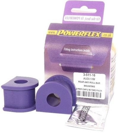 Tuleja Poliuretanowa Powerflex Volkswagen Bora Models - Bora 4 Motion (1999-2005) PFR3-511-16 Nr na diagramie: 6