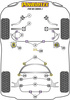 Wkładka tulei dyferencjału (standard) Powerflex Road Series BMW X Series & X5 Series\X5 F15 (2013-2018) PFF5-1428