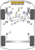 Tuleja mocowania tylnej belki Powerflex Road Series Volkswagen Bora Models & Bora A4 (AJ) (1999-2005)\Bora 2WD (1999 - 2005) PFR85-610