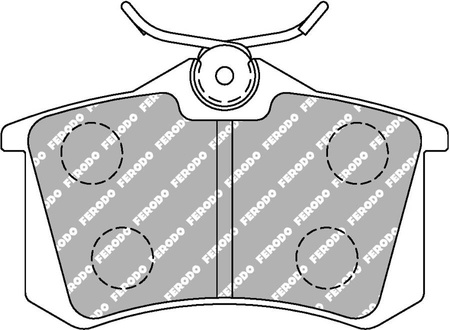 Ferodo Racing DS2500 Hinterradbremsbelag FCP1491H AUDI A1 A2 A3 A4 A6 A8 S8 TT CITROEN C3 Picasso DS3 PEUGEOT 207 208 PORSCHE Panamera RENAULT Clio Megane Scenic SEAT EXEO Ibiza Leon SKODA Fabia Octavia Superb VOLKSWAGEN BORA Golf PASSAT Polo SCIROCCO,