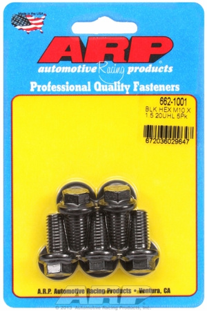 Śruby ARP M10 x 1.50 x 20 hex black oxide bolts (5pcs)