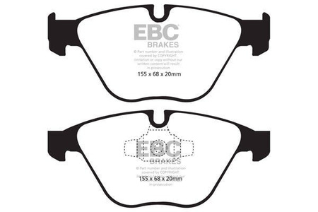 DP1512 -EBC Brakes ULTIMAX2 sorozatú fékbetét készlet