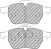 Ferodo Racing DS2500 első fékbetét FCP1068H OPEL ASTRA G Calibra Vectra B ZAFIRA A F75 SAAB 9-3 YS3D 9-5 YS3E 900 900 II Convertible Coupe VAUXHALL Mk IV G Hatchback Cavalier Vectra,