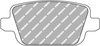 Ferodo Racing DS2500 galinės stabdžių kaladėlės FCP1917H FORD Focus II DA Galaxy III Kuga I Mondeo IV BA7 Saloon SW IV S-MAX WA6 VOLVO S80 II V70 XC70