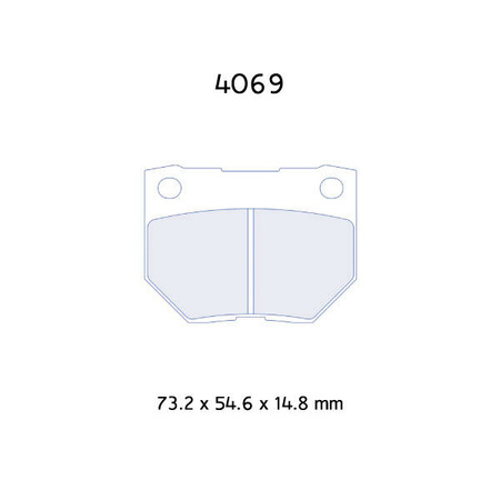 Bremsbelagsatz Carbone Lorraine RC8 - Nissan 350 Z 3,0 Z32 24V (90-94)