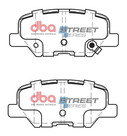 DBA Brake Pads Utcai sorozat hátsó fékbetétek Kerámia - DB2294SS CITROEN C4 Aircross MAZDA 6 GJ MITSUBISHI ASX Outlander PEUGEOT 4008