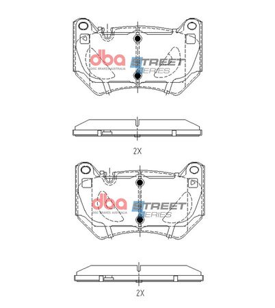Brake Pads Street Series universal - DB15153SS