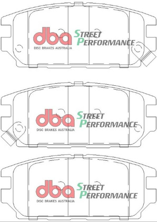 Brake Pads Street Performance Hawk HB673x.602 rear - DB1238SP MITSUBISHI Aust NZ Chariot Galant Legnum Sigma Space Wagon