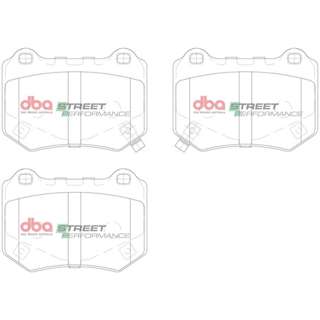 Bremsbeläge hinten DBA Brake Pads Street Performance Hawk HB914x.580 - DB15007SP SUBARU WRX STi