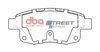 DBA Brake Pads Utcai sorozat hátsó fékbetétek Félig-fémes - DB1968SS FORD Tourneo Transit 3rd Gen 250 260 280 300 330 350 430