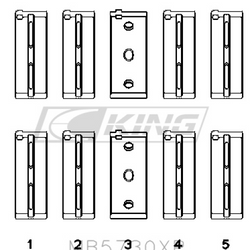 King Main Bearing Shell LANCIA DELTA INTEGRALE - MB5730XP