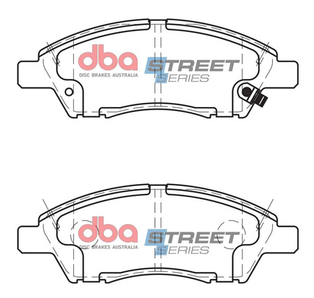 Klocki hamulcowe przednie DBA Brake Pads Street Series Ceramic - DB1830SS
