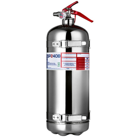 Spraco 2.4L stainless steel hand fire extinguisher