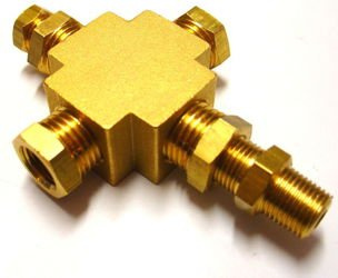 T-piece for mounting sensors