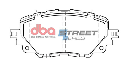 Brake Pads Street Series Ceramic front - DB2441SS FIAT 124 Spider MAZDA MX5 Mk4 ND RF