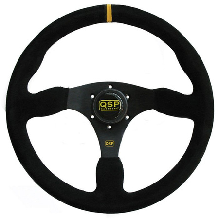 QSP 3 spoke suede handlebars 350mm flat