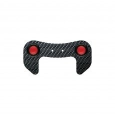 OMP carbon plate mounted behind the steering wheel