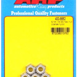 Śruby ARP "5/16""-18 SS coarse nyloc hex nut kit" (5pcs)