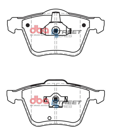 Klocki hamulcowe przednie DBA Brake Pads Street Series Ceramic - DB1661SS VOLVO XC90 1st Gen t6