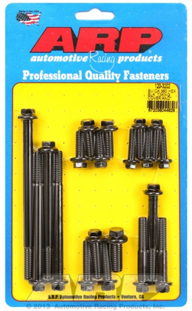 ARP Timing Cover And Waterpump Bolt Kit Buick 350 Black Hex