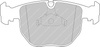 Klock hamulcowe Ferodo Racing DS2500 przednie FCP997H ALPINA B10 E39 Touring BMW 5 7 E38 X5 E53 Z8