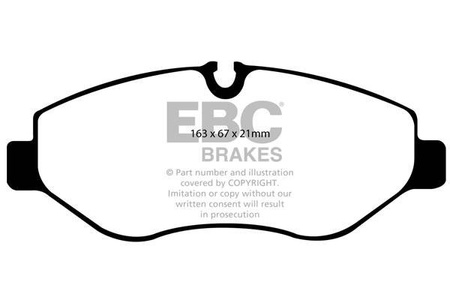 DP1926 - Ein Satz Bremsbeläge serie ULTIMAX2 EBC Brakes