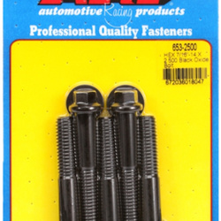 ARP "7/16""-14 X 2.500 hex black oxide bolts" (5pcs)