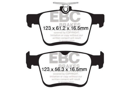 DP32153C - Zestaw klocków hamulcowych seria REDSTUFF EBC Brakes