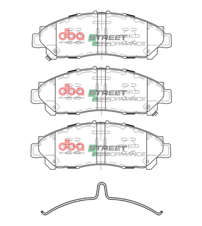 Brake Pads Street Performance universal - DB15051SP