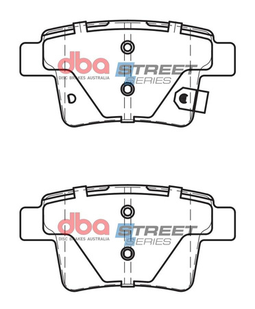 Bremsbeläge hinten DBA Brake Pads Street Series Ceramic - DB1713SS FORD Mondeo Estate Mk3 Hatchback Saloon JAGUAR X Type