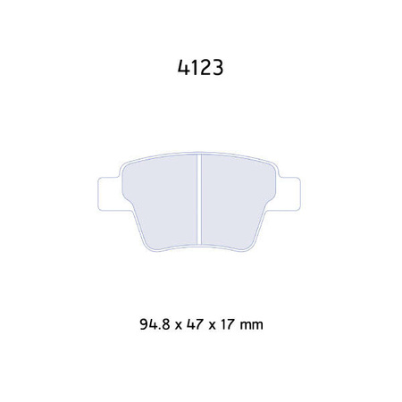Carbone Lorraine RC5 brake pads - Peugeot 207 LW (all)