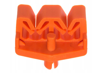 Double brake hose clamp / holder