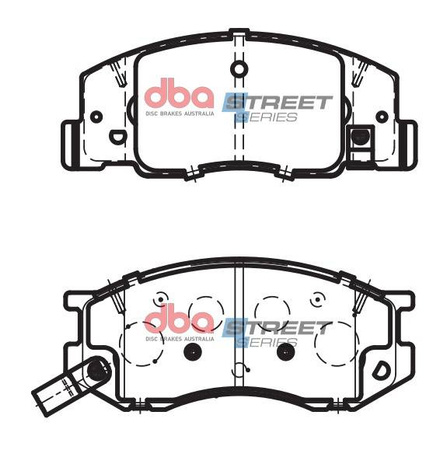 Brake Pads Street Series Ceramic universal - DB1372SS