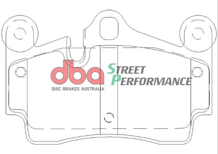Brake Pads Street Performance (Hawk HB502x.606) universal - DB1677SP AUDI Q7 4L